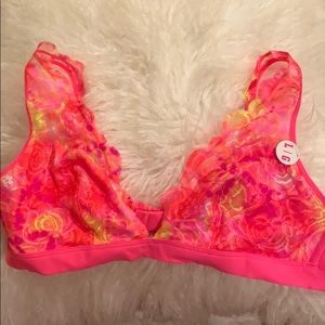 Victoria Secret Pink Hot Pink Lrg Bralette